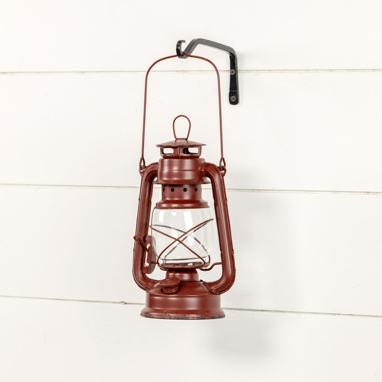 Vintage-Inspired Red Camping Lantern