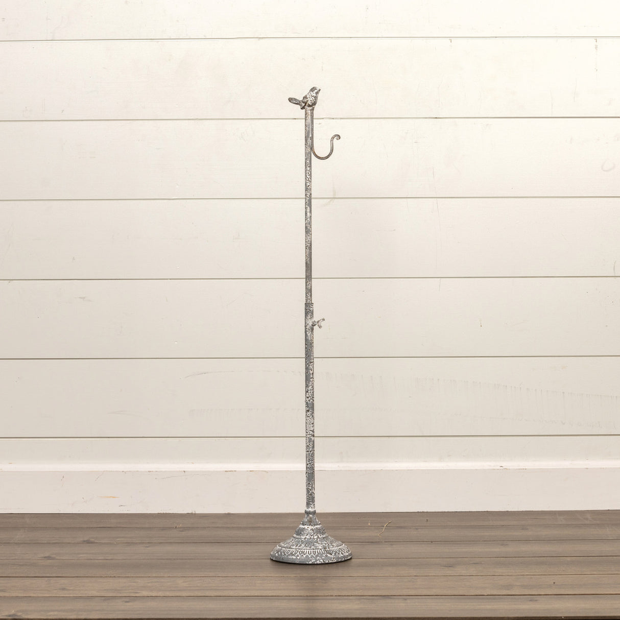 Adjustable Weathered Grey Wreath Display Stand