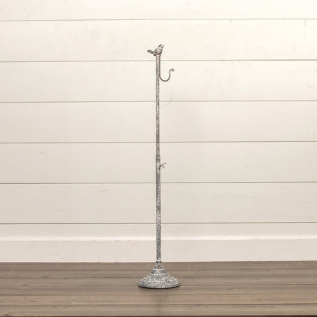 Adjustable Weathered Grey Wreath Display Stand