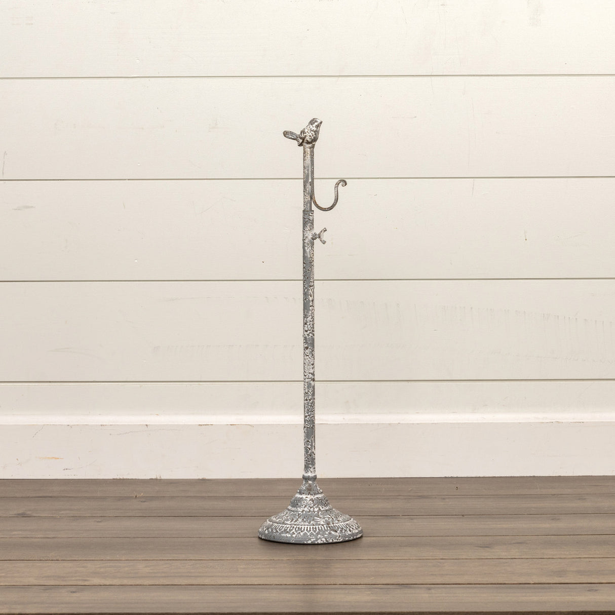 Adjustable Weathered Grey Wreath Display Stand