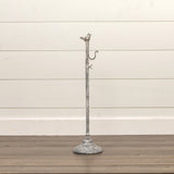 Adjustable Weathered Grey Wreath Display Stand