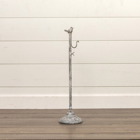 Adjustable Weathered Grey Wreath Display Stand
