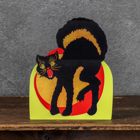 Retro Crazy Cat Metal Dummy Board Sign