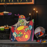 Retro Wicked Witch Halloween Metal Dummy Board