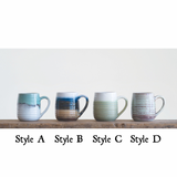 Reactive Glaze Stoneware Mugs