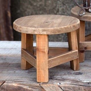rustic mini stool from Park Hill