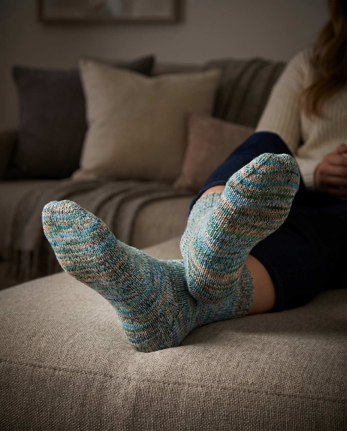 Weekend Missoni Coastal Crew Socks | World's Softest