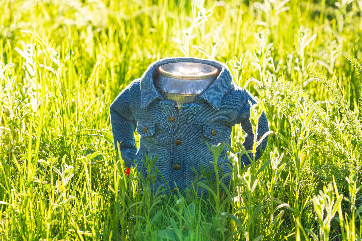 The Denim Insulated Can Cooler | Puffin Drinkwear