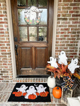 Lined Ghost Metal Stake Sign
