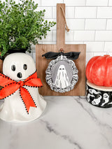Baroque Ghost Metal Sign Hanger