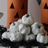 Bag of Dried Miniature Raffia Faux Pumpkins (Set of 15)