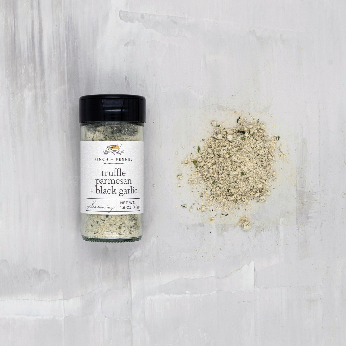 Truffle Parmesan + Black Garlic Seasoning | Finch & Fennel
