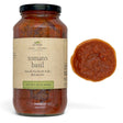 Finch + Fennel Tomato Basil Marinara Sauce in a 24 oz glass jar