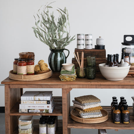 Finch + Fennel Tomato Basil Marinara Sauce displayed with gourmet pantry goods