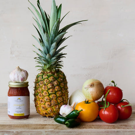 Sweet & Spicy Pineapple Salsa | Finch + Fennel