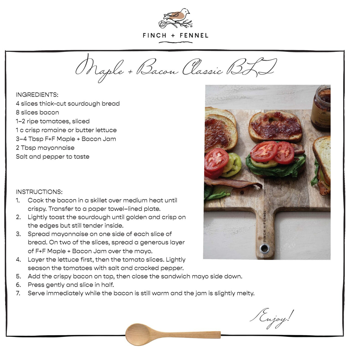Maple & Bacon Jam | Finch + Fennel