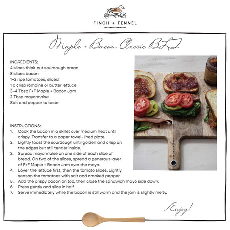 Maple & Bacon Jam | Finch + Fennel