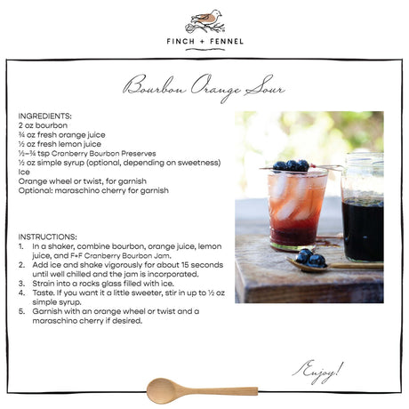 Cranberry Bourbon Preserves | Finch + Fennel