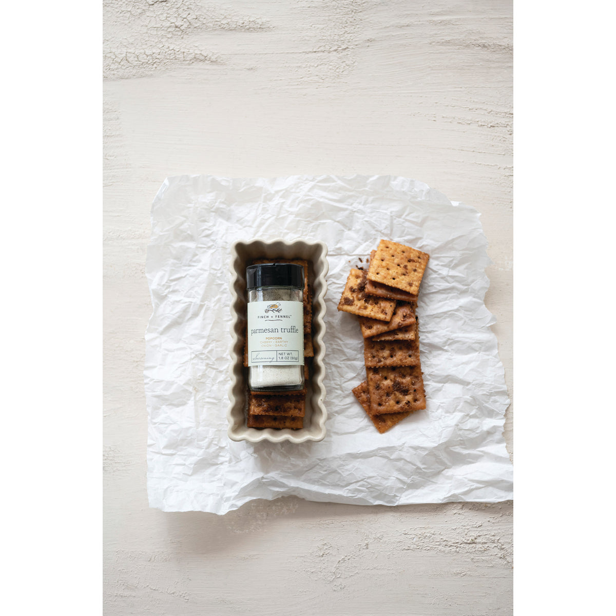 Parmesan Truffle Popcorn Seasoning | Finch + Fennel