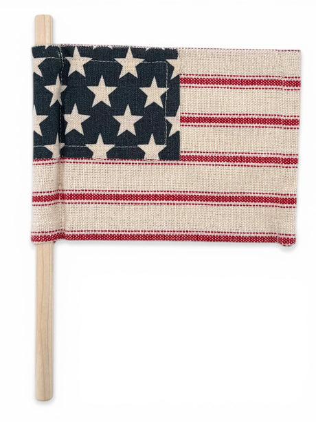 Mini Fabric American Flag Pick