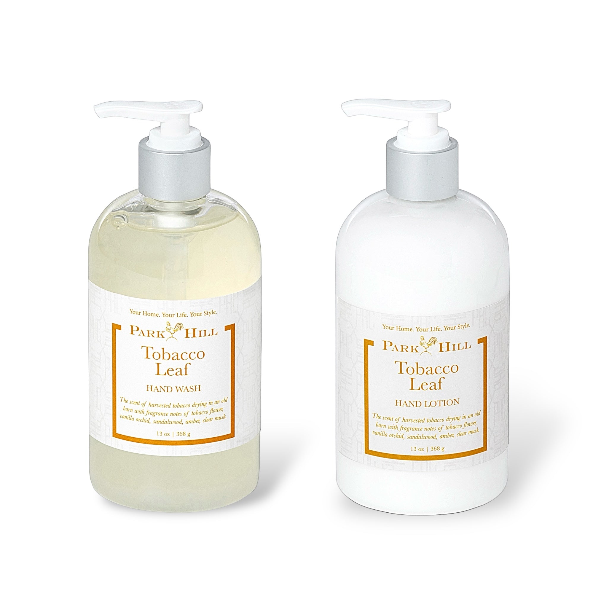 Park Hill Tobacco Leaf Hand Wash and Lotion