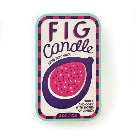 Fig & Amber Sardine Tin Soy Candle