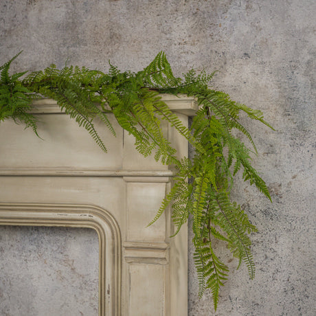 Green Mixed Fern Garland