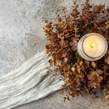 Brown Eucalyptus Candle Ring