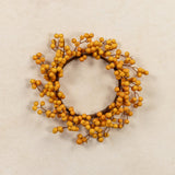 Dark Yellow Berry Fall Candle Ring