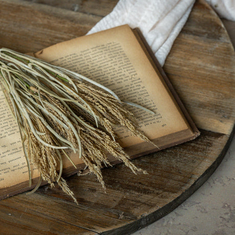 Faux Wheat & Grass Bush