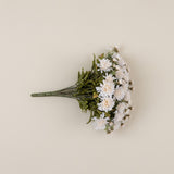 Faux Cream Mum Bush