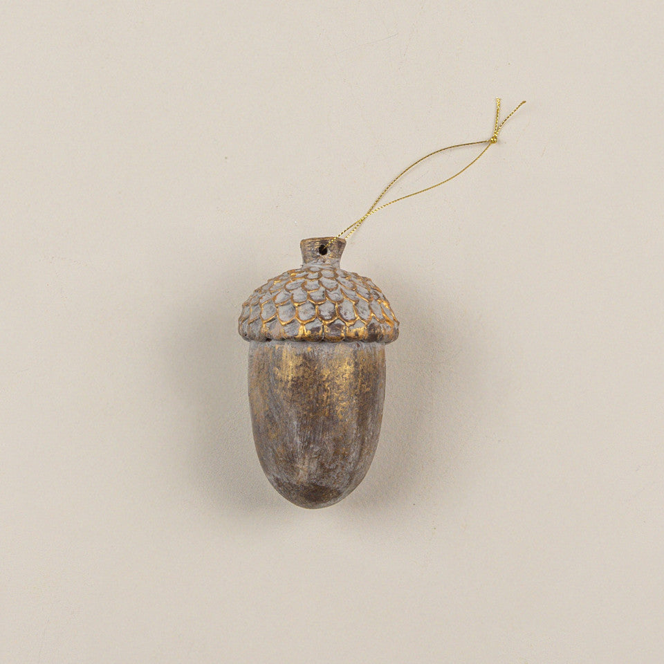 Aged Bronze Acorn Ornament