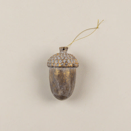 Aged Bronze Acorn Ornament