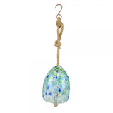 Hand Blown Colorful Glass Hanging Bell