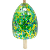 Hand Blown Colorful Glass Hanging Bell