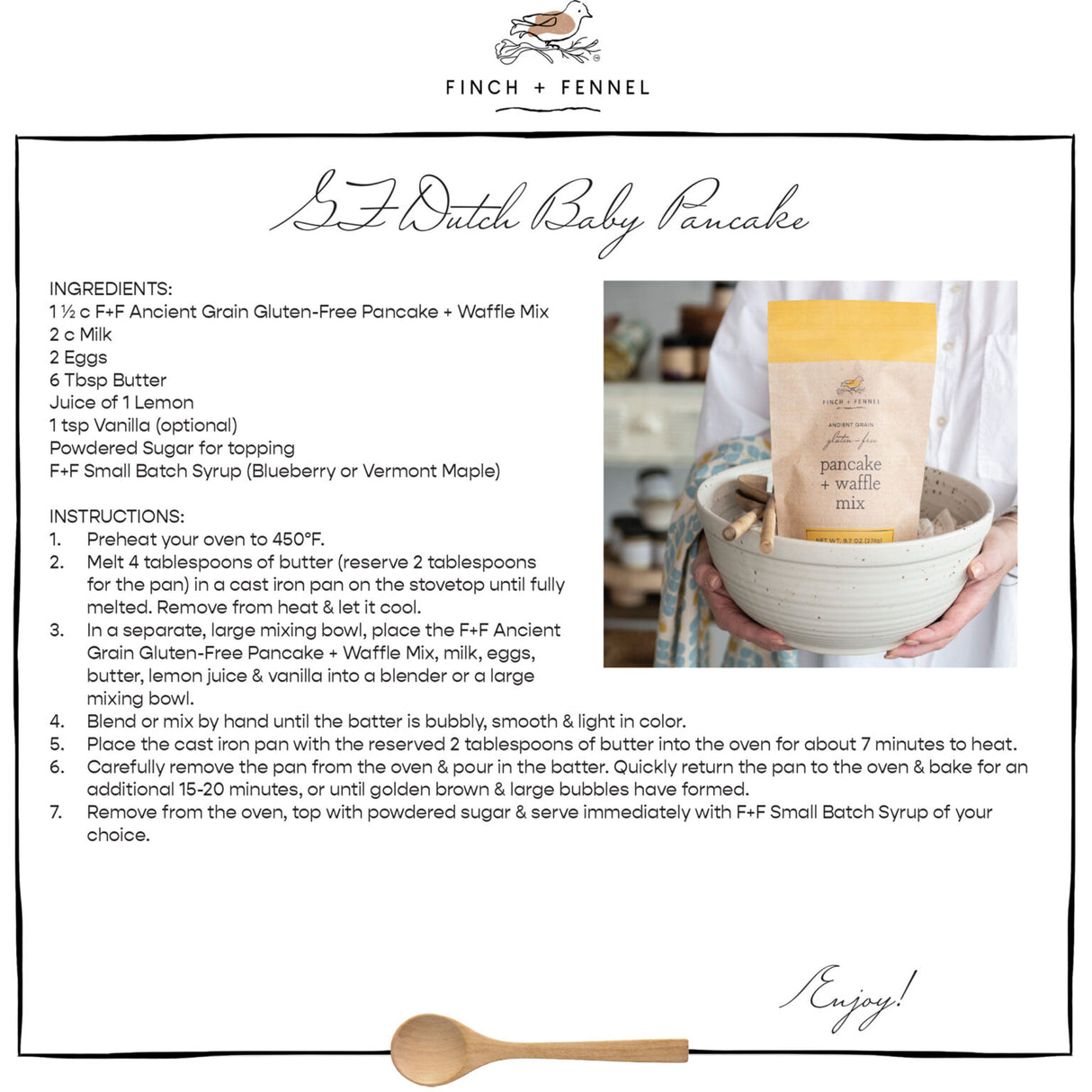 Ancient Grain Gluten-Free Pancake & Waffle Mix | Finch + Fennel