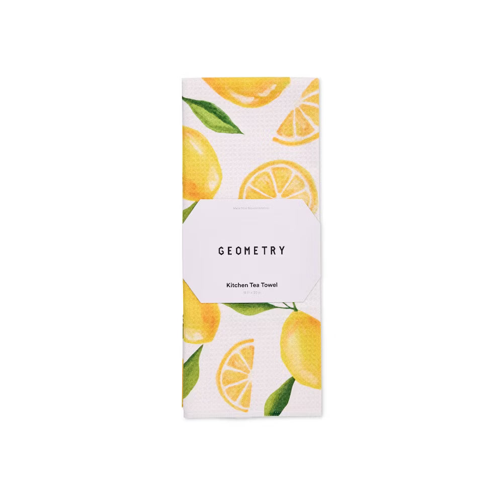 Lemoncello Geometry Tea Towel