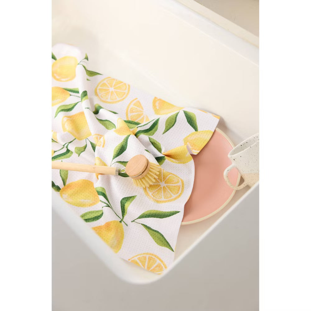 Lemoncello Geometry Tea Towel