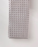 Stone Waffle Geometry Bath Towel & Washcloth