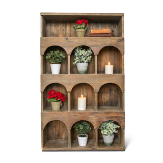 wooden cubby shelf by ragon house