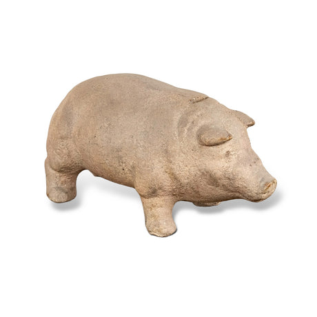 distressed piggy coin bank by ragon house