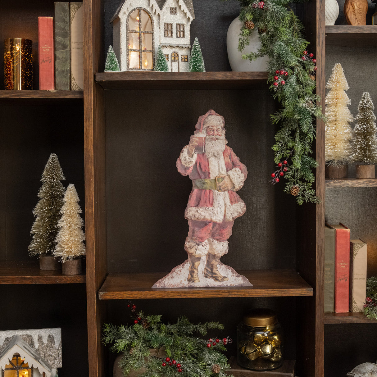 Cheerful Santa Metal Dummy Board