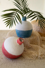 Clay Fishing Bobber Bud Vase