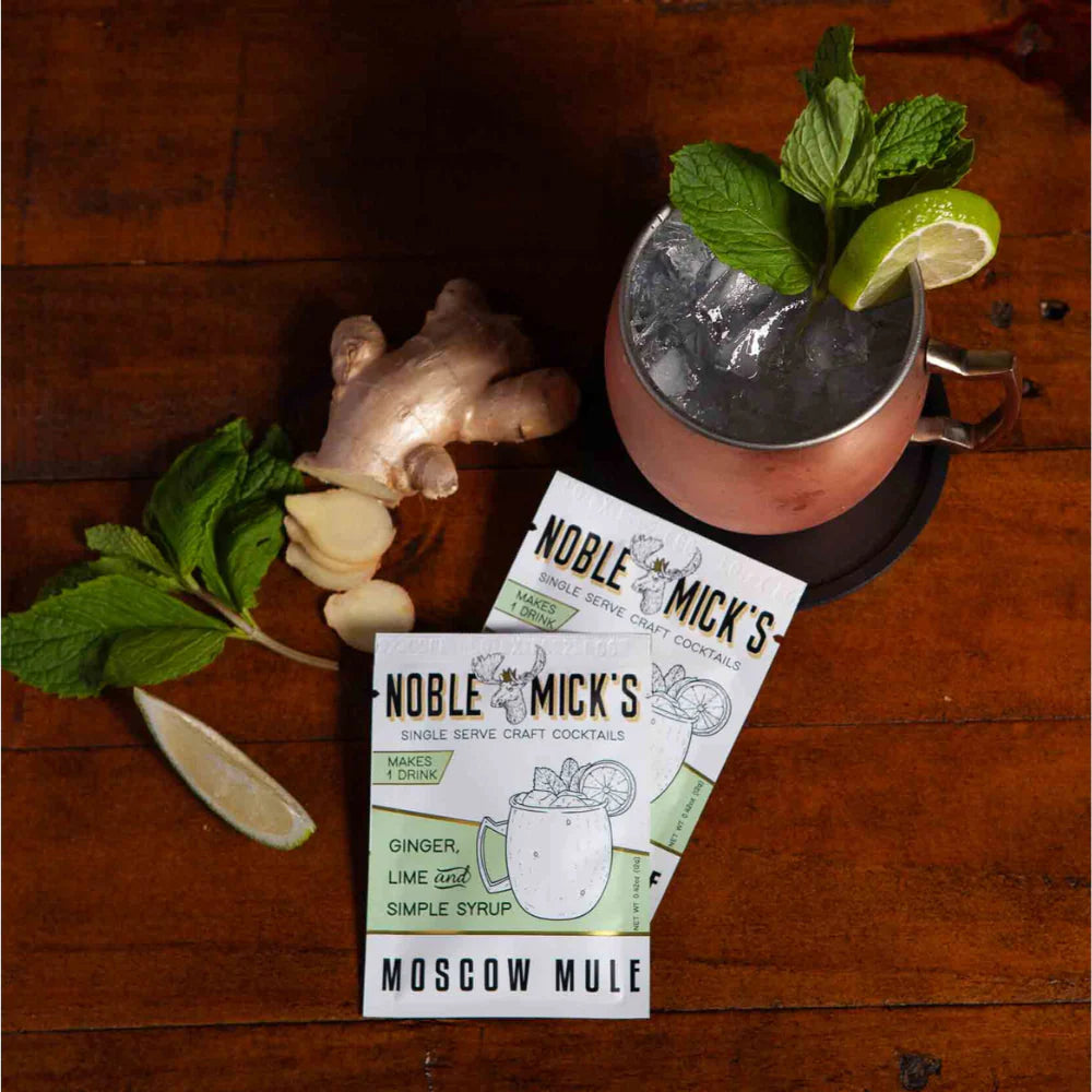 Moscow Mule Single-Serve Craft Cocktail Mix | Noble Mick's