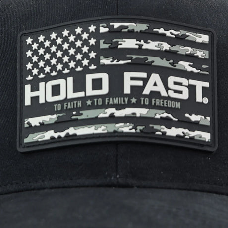Hold Fast Camo Flag Trucker Hat