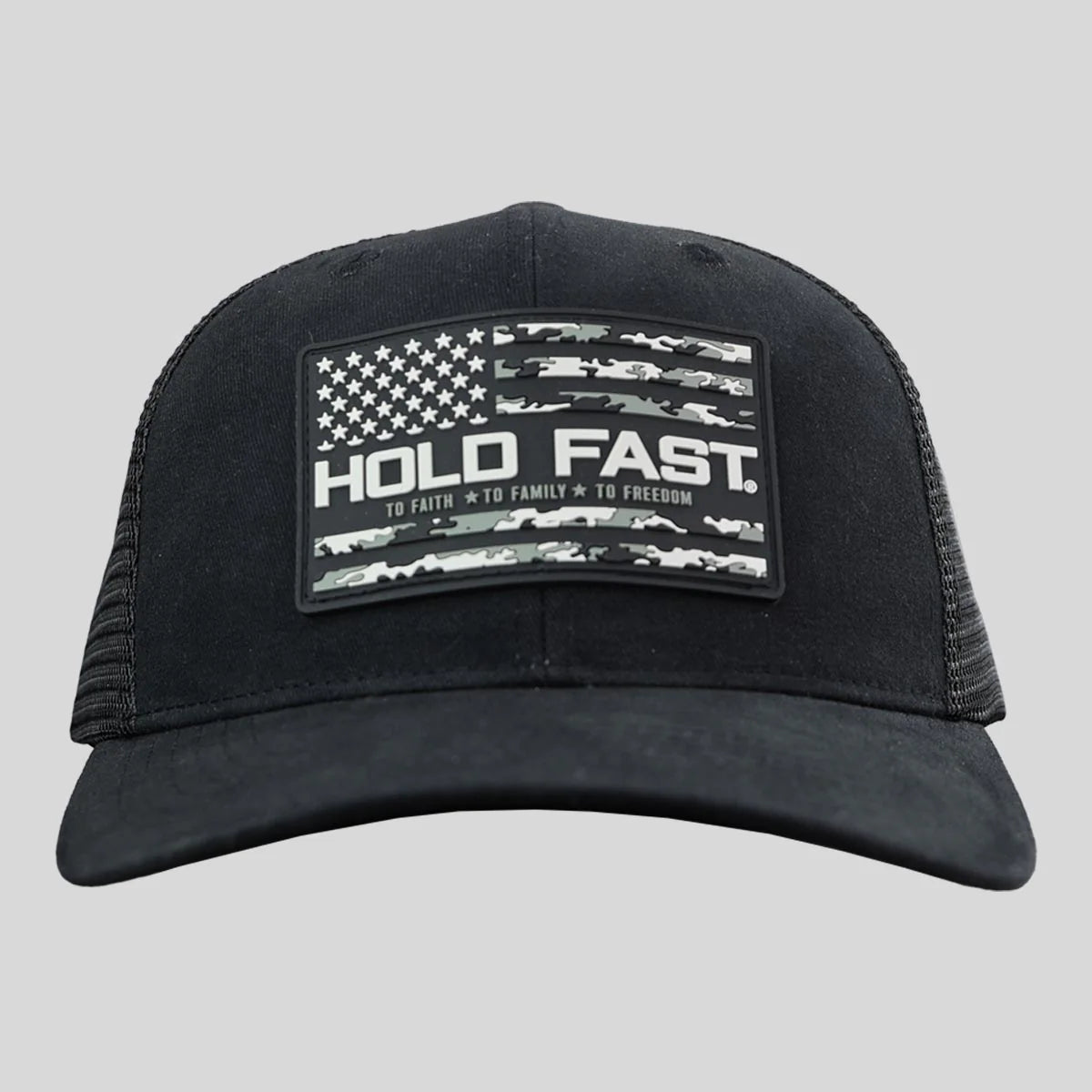 Hold Fast Camo Flag Trucker Hat