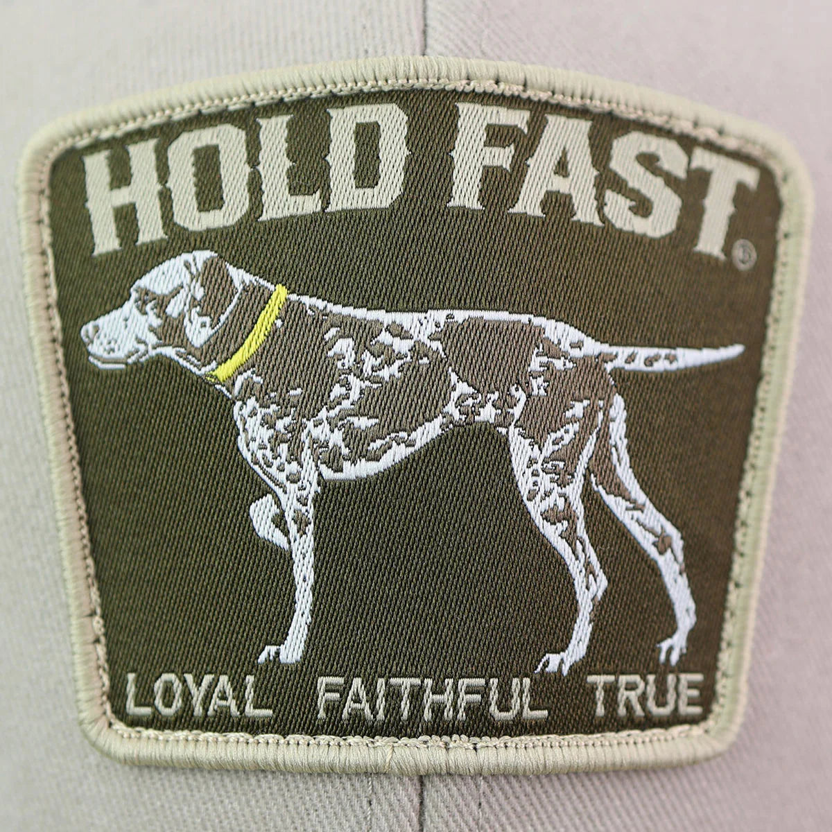 Hold Fast Hunting Dog Trucker Hat