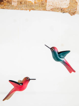 Hanging Hummingbird Figurines