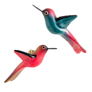 hanging hummingbird figurines by natural life