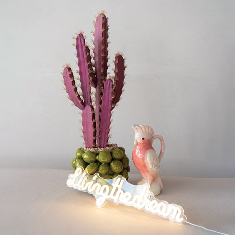 Living the Dream Acrylic LED Wall Sign
